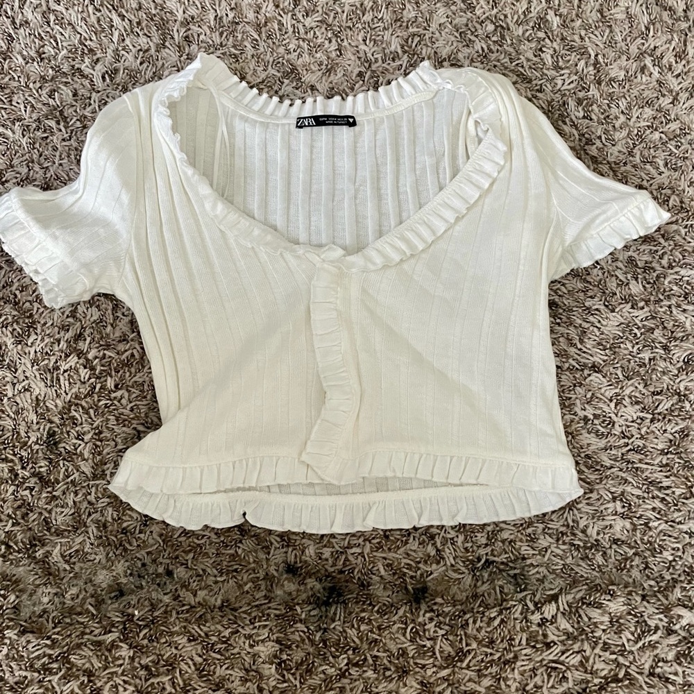 Crop sweater top